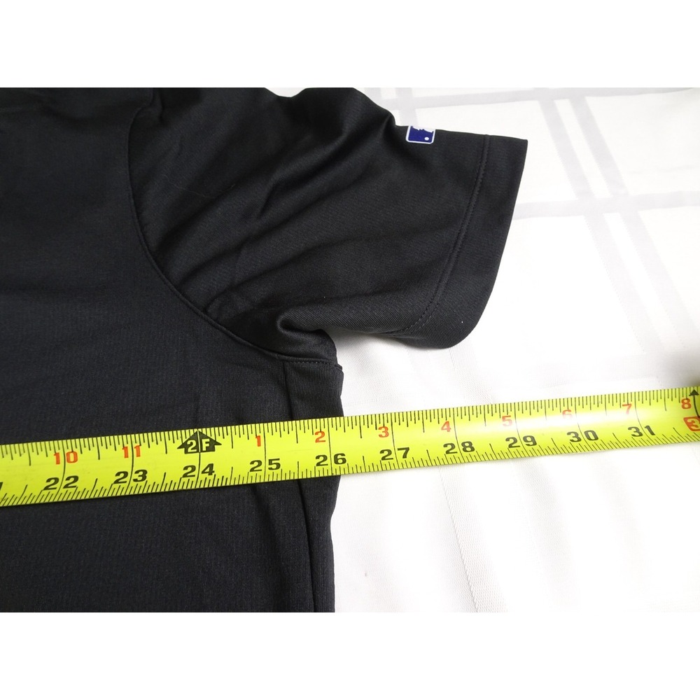 Dream Series USA Baseball Polo. Men's 2XL. Black, short sleeve - Picture 6 of 10